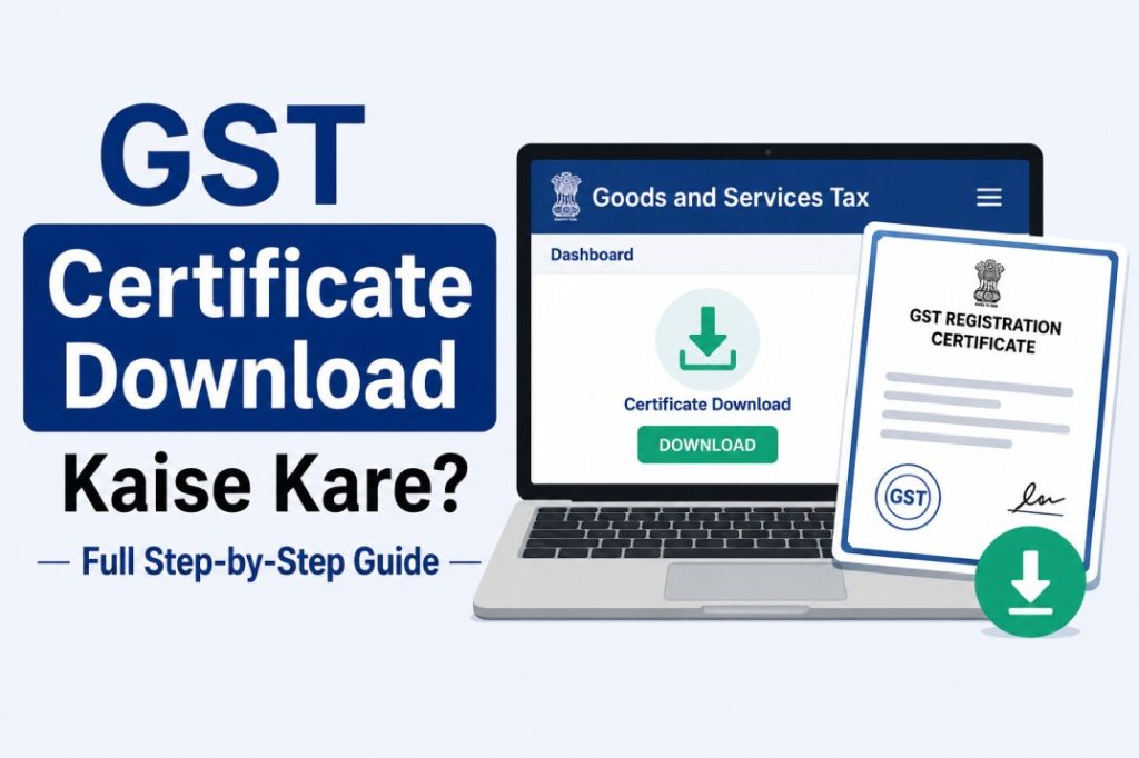 GST Certificate Download Kaise Kare Full Step-by-Step Guide