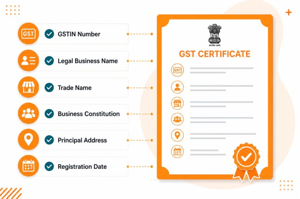 GST Certificate Me Kya Information Hoti Hai