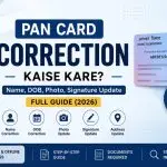 PAN CARD CORRECTION KAISE KARE