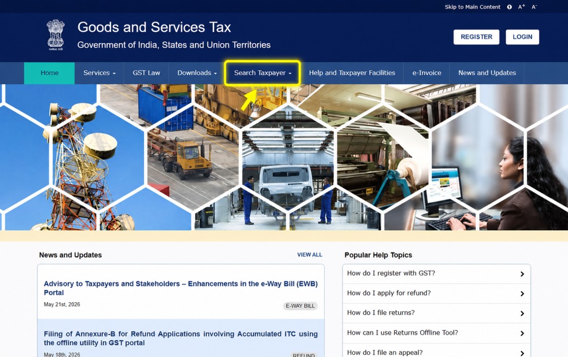 Search Taxpayer Image