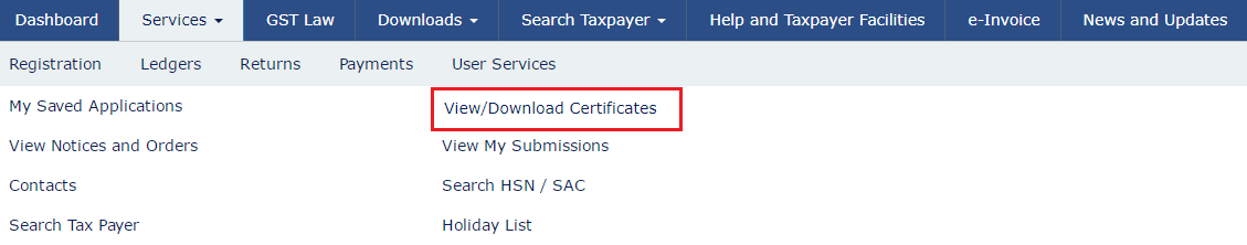 ViewCertificate
