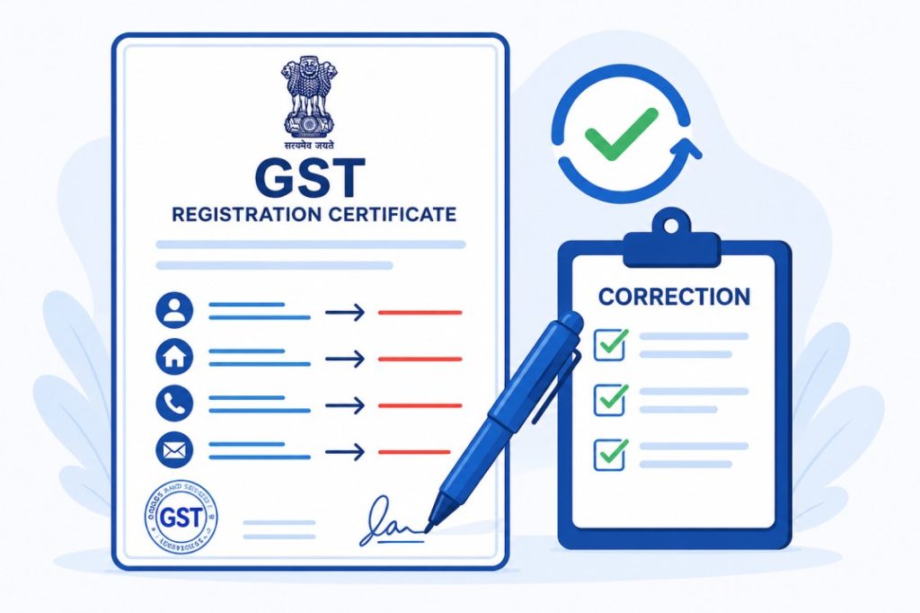 GST Certificate Correction Kaise Kare Full Guide