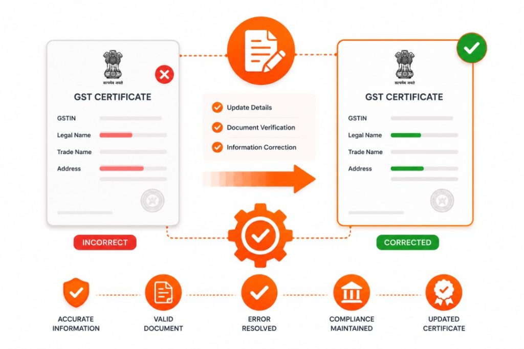 GST Certificate Correction Kya Hota Hai?